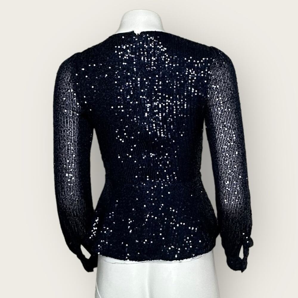 NWT | Parker | Petrina Sequin Top | Blue | XS - Picture 4 of 16